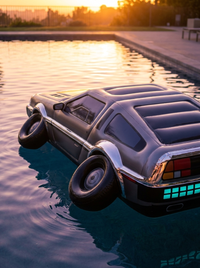 Deluxo Flying Car Float